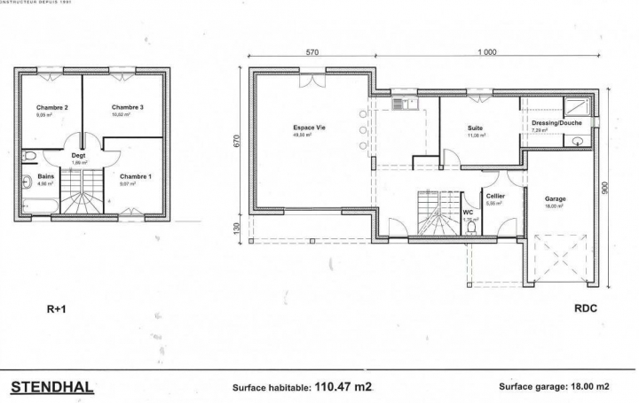 PLANET'IMMO : Maison / Villa | ANJOU (38150) | 110 m2 | 229 000 € 